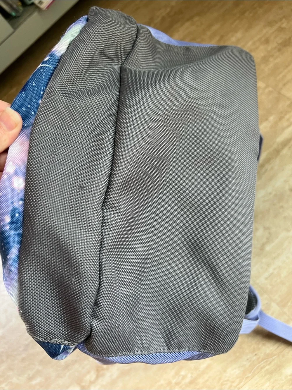 Lands' End Kids Galaxy Backpack - Purple Blue Pink Large 18”